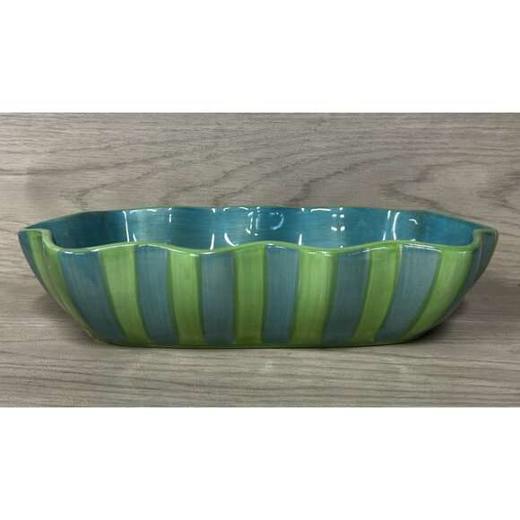 Gail Pittman Provence 11" Bowl Hospitality Collection Fluted Southern Living - Picture 1 of 4